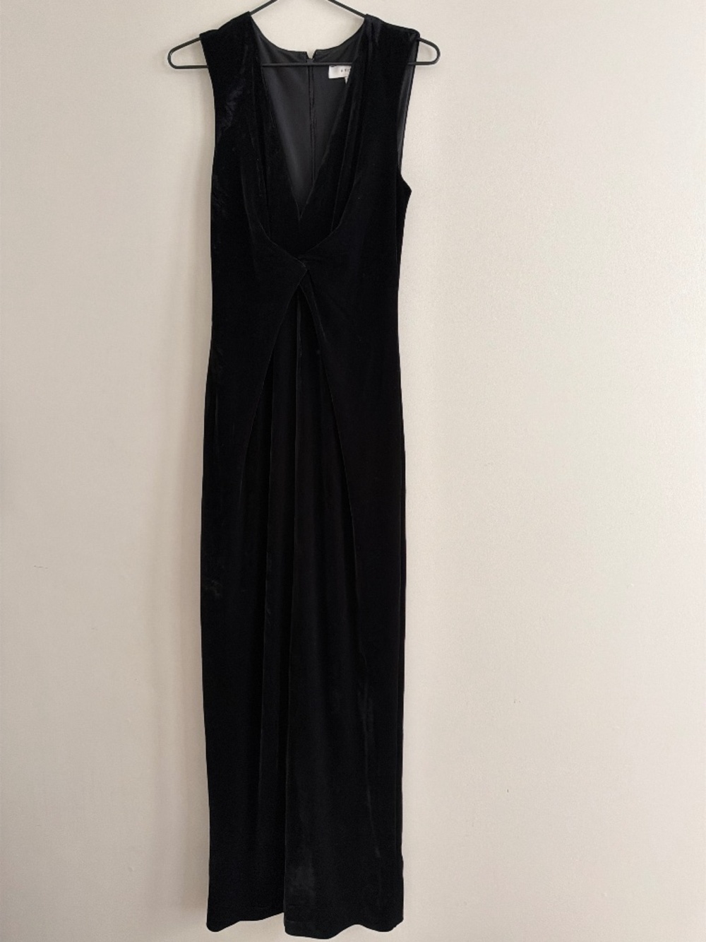 Veronique Velvet Twist Front Maxi Dress
